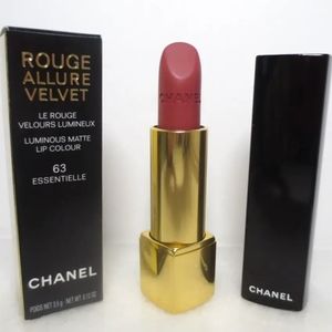 🍑Lipstick Need🍑BNIB CHANEL #63 ESSENTIELLE Rouge Allure Velvet Lipstick!$53Ret